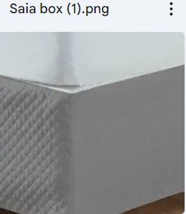 Saia para Cama Box Queen 150 Fios Matelada Quadriculada